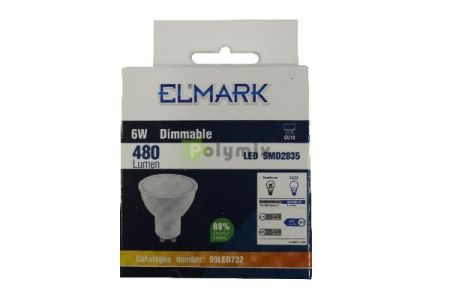 ELMARK 6W/GU10 LED izz 2700-3000K fnyerszablyozhat izz