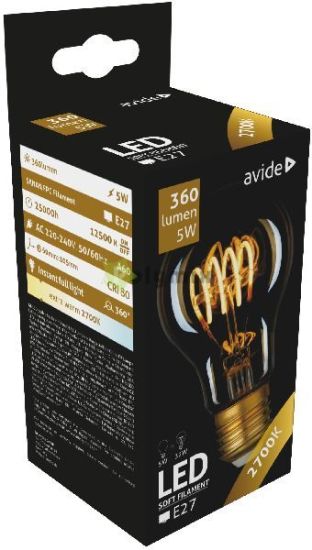 Avide LED Soft Filament Globe 5W E27