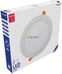  Avide LED Bepthet Kerek Mennyezeti Lmpa ALU 18W CW 6400K