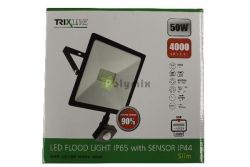 TRIXLINE 50W érzékelős LED fényvető 4200K