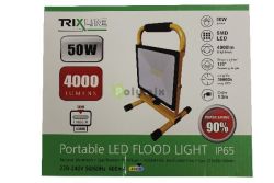 TRIXLINE 50W hordozható LED fényvető munkalámpa 4200K