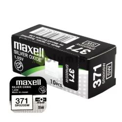  Maxell 371 SR920 ezst-oxid gombelem